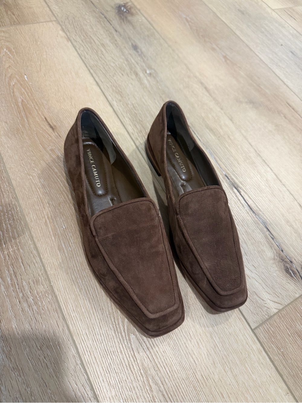 Vince Camuto Brown SuedeLoafers